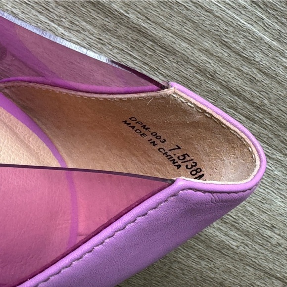 Chinese Laundry Women's Darling Vinyl Pump Shoe Heels Purple Sz 7.5 New - Picture 8 of 13